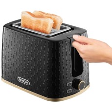 Toaster 930W 3D Pattern Design Sencor STS 7201BK Black