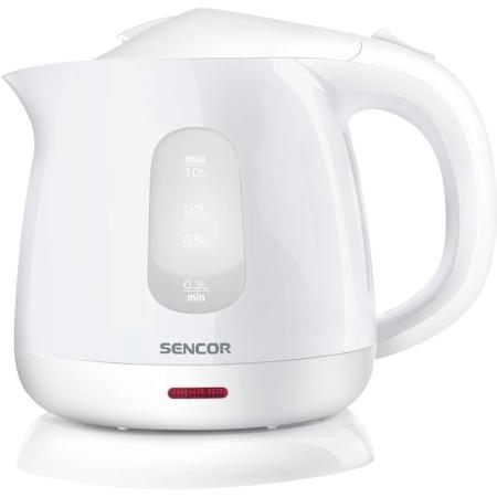 Kettle Sencor SWK 1010WH 1lt 1100W with Removable and Washable Dirt and Salt Filter White