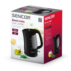 Kettle with Double Level Indicator 2.5lt 2200W Sencor SWK 2511BK Black