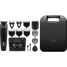 Rechargeable Hair Clipper & Trimmer Set 12 in 1 Direct Drive Sencor SHP 8305BK Black