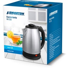 Stainless Steel Kettle 1.8lt 1500W Smarton WK 300 Silver