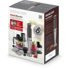 Sencor Hand Blender 9 in 1 with Stainless Steel Stick 1200W SHB 5501CH-EUE3 Grey