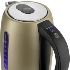 Electric Kettle 1.7lt with Temperature Selection 2150W Stainless Steel Sencor SWK 7707CH Champagne