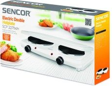Portable Double Hob 2500W 18cm & 15cm Sencor SCP 2271WH-EUE4 White