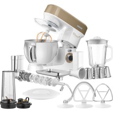 Food Processor 6 Speeds 5 in 1 5lt 1200W Sencor STM 3787CH White/Gold