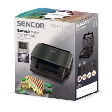 Toaster with 4 Detachable Plates CoolTouch Sencor SSM 9978BK Black