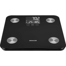 Bathroom Scale with Biometric Measurements and 12 Memories Sencor SBS 6026BK Black