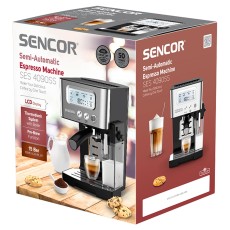 Espresso Machine Semi-automatic 15Bar 1,450W Sencor SES 4090SS Silver