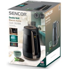 Electric Kettle 1.7lt with Temperature Selection 2000W Sencor SWK 0931BK Black