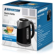 Kettle 1lt 1200W Smarton WK 100 Black/Silver