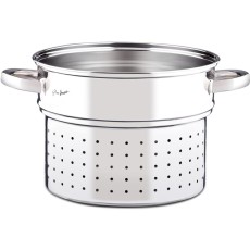 Pasta Pot with Strainer 24 cm 8lt Stainless Steel Lamart LTSS2417