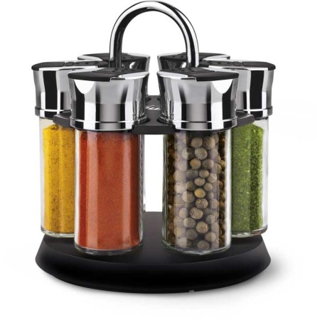Glass Spice Jars on Rotating Base Lamart LT7017 6pcs