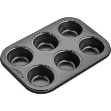Pastry Mold for 6 Muffins Non-stick 26.5x18cm Lamart LT3071 Red
