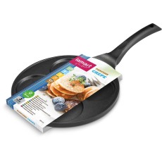 Pancake CREPE  Pan Non-stick Aluminum 26cm Lamart LT1131 Black