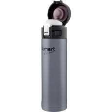 Stainless Steel & Plastic Thermos Vacuum Bottle 420ml BRANCHE Lamart LT4044 Gray