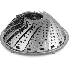 Folding Steam Basket Stainless Steel 23cm PAIRE Lamart LT7049 Grey