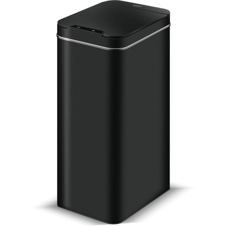 Stainless Steel Waste Bin with Photocell 50lt SENSOR Lamart LT8052 Black