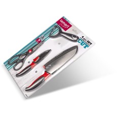 Set of Metal Cooking Tools 4pcs Lamart LT2098 Black