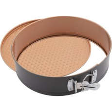 Round Pastry Mold with Removable Base Non-Stick 24x6.8cm Lamart LT3094 Copper