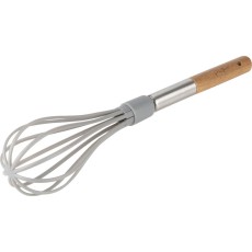 Nylon WHISK Stirrer with Wooden Handle 29cm Lamart LT3992 Brown/Grey