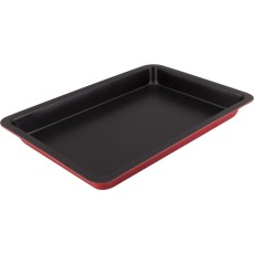 Rectangular Pan with Lid and Non-stick Coating 42.3?29.2?4cm Lamart LT3102 Black/Red