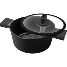 Pot POELE Non-stick Aluminum 24X11cm 2.4lt Lamart LT1225 Beige