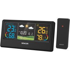Weather Station - Clock - Alarm Clock Sencor SWS 4100 B with Wireless Sensor and LCD Screen