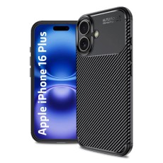 Case Ancus AutoFocus Carbon Fiber για Apple iPhone 16 Plus Black