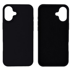 Case Ancus Silicon Liquid for Apple iPhone 16 Plus Black