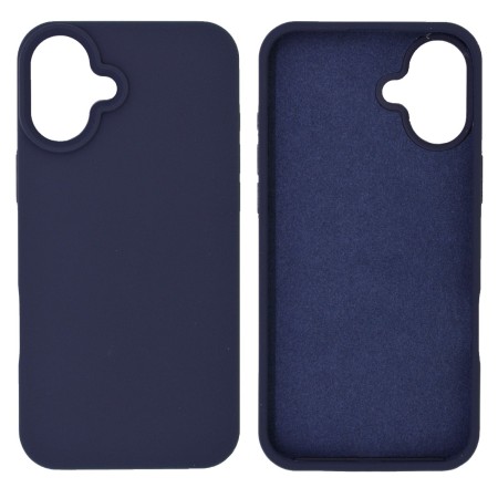 Case Ancus Silicon Liquid for Apple iPhone 16 Plus Blue