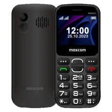 Maxcom MM443 (Dual Sim) 4G VoLTE 2 2.31" with Dock Station, Large Buttons, FM Radio, Torch and Emergency Button Black