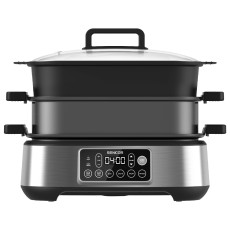 Ηλεκτρική Γάστρα Sencor SPR 6300BK με Grill Rice Cooker και Ατμομάγειρα Sencor Χωρητικότητα 6lt