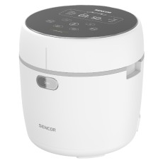 Rice Steamer Sencor SRM 0670WH 0,6lt 500W with Non-stick Surface Low Carb and Low Sugar Function White