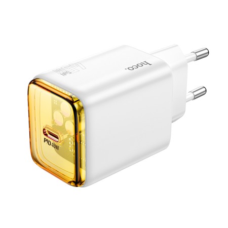 Hoco N54 Monsoon Charger USB-C 45W  White