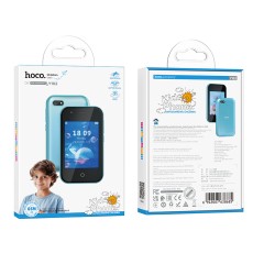 Hoco Y102 Children Phone 2G Nano Card 2.8"  800mAh Camera Blue