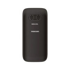 Maxcom MM428 L (Dual Sim) 1.8" with Large Buttons, FM Radio (Works without Handsfree), Torch and Emergency Button Black