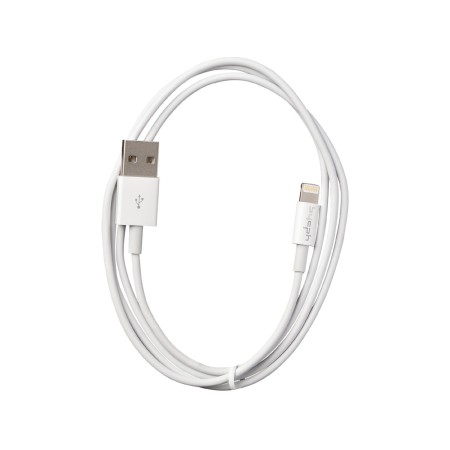 Data and Charging Cable Leki Orange Concept USB to Lightning 1m White