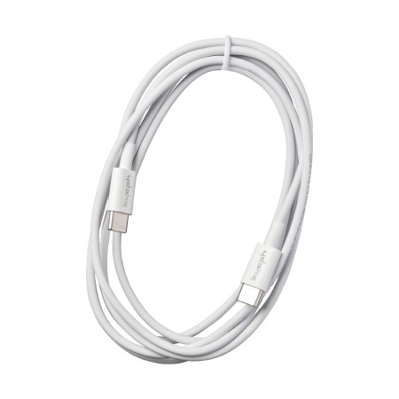 Data and Charging Cable Leki Orange Concept USB-C to USB-C 2m White