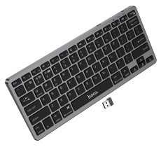 Hoco GM32 Wisdom Wireless Keyboard 78 Keys 2.4Ghz+Bluetooth 5.0 Black
