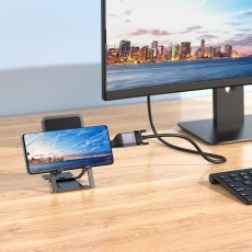 Hoco UA34 USB-C to VGA 2k Grey