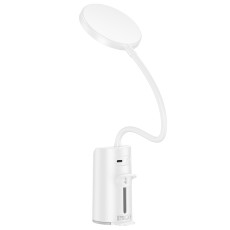 Hoco HX10 Regeargable Desk Lamp 2W 200 Lumens with Wide Adjustable Angle Lighting and 2 Color Temperatures White