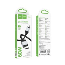 Data Cable Hoco X110 Honorific USB-C to USB-C 60W  Black 1m