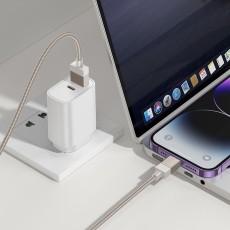 Data Cable Hoco X110 Honorific USB-A  to Lightning 2.4A  Gold 1m