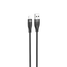 Data Cable Hoco DU45 Sturdy USB-A  to Lightning  for Fast Charging and Data Transfer Black1m