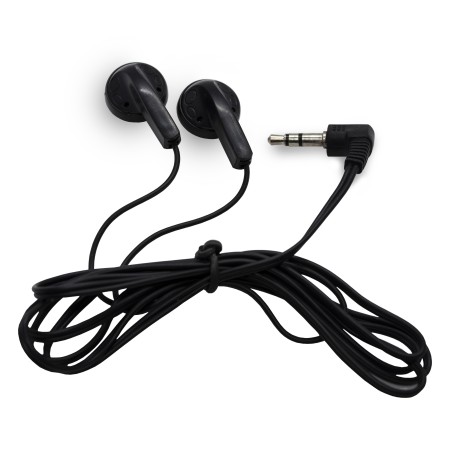 Hands Free 3.5mm without Microphone Suitable for Speeches and Tour Guides Black