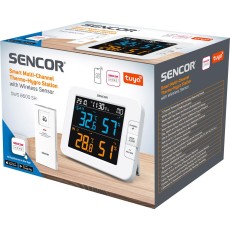 Weather Station - Clock - Alarm Clock Sencor SWS 8600 with Wireless Sensor and LCD Screen