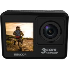 Action Camera Sencor 3CAM 4K10WRD 4k 30Fps 750 mAh 2" and 1.3" TFT Display and Waterproof Case