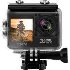 Action Camera Sencor 3CAM 4K10WRD 4k 30Fps 750 mAh 2" and 1.3" TFT Display and Waterproof Case