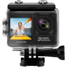 Action Camera Sencor 3CAM 4K60WRD 5k 30Fps 750 mAh 2" and 1.3" TFT Display and Waterproof Case