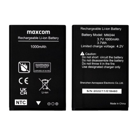 Battery Maxcom for MM244 Original 3.7V 1000mAh